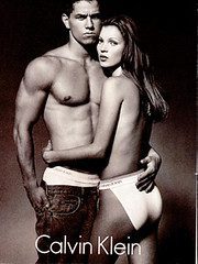 Mark Wahlberg & Kate Moss 1992 Calvin Klein Ad
