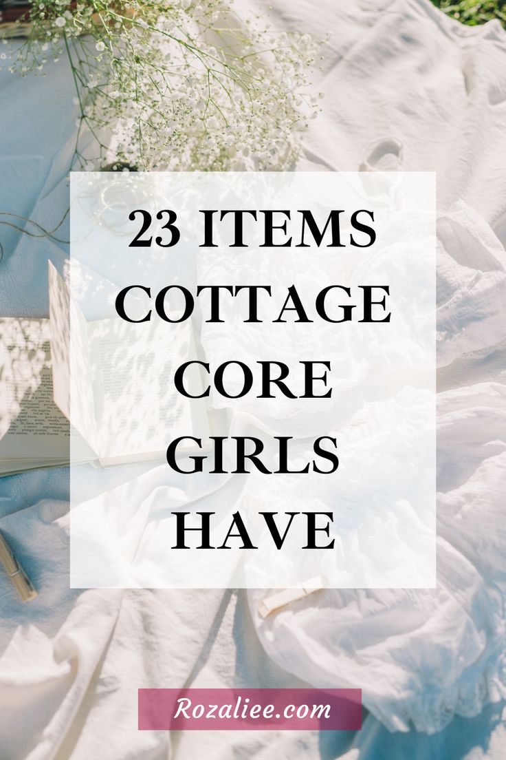 23 Items Cottagecore Girls Have In Their Cottagecore Capsule Wardrobe